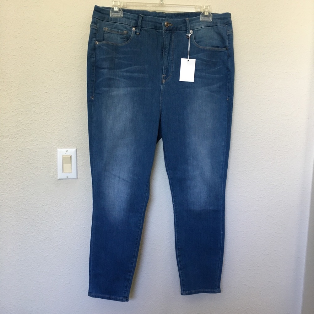 Good American Good Legs skinny high waisted jeans